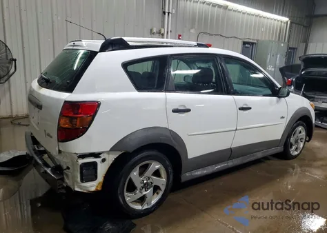 2005 Pontiac Vibe z USA, uszkodzony, nr VIN 5Y2SL638X5Z462881